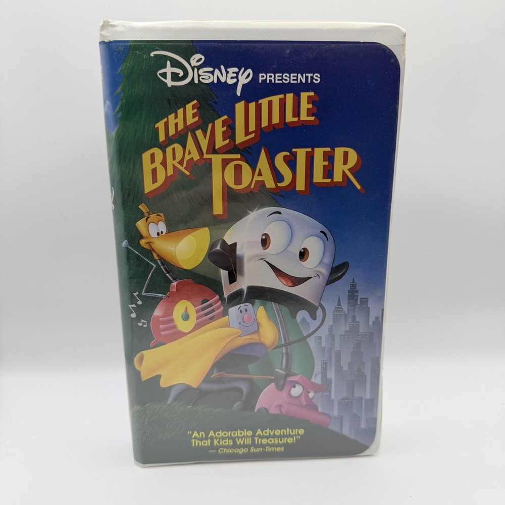 Vintage The Brave Little Toaster VHS Tape Disney Kids Animated‎ Movie Family